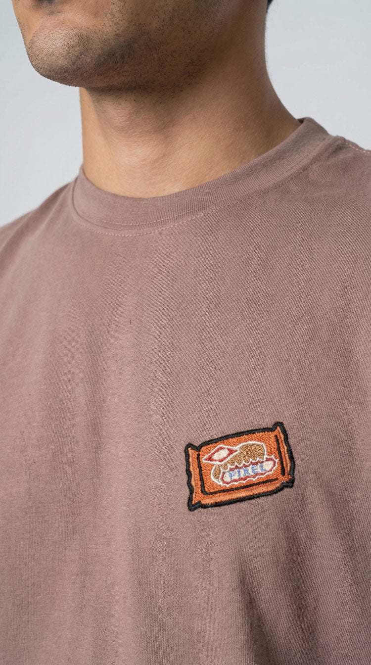 CAMISETA PREMIUM MINIPRINT PASTELITO - PIXELCAMISETAS