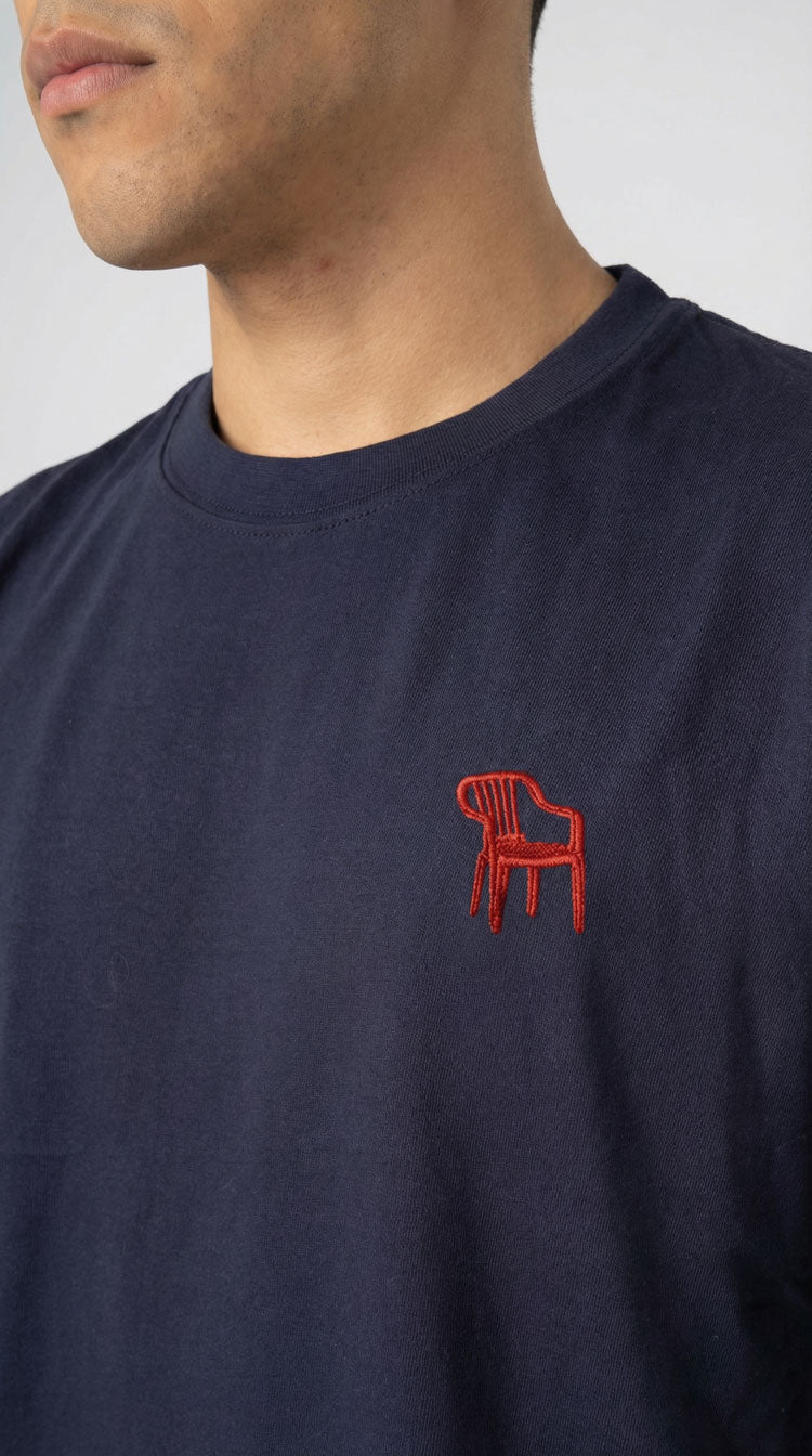 CAMISETA PREMIUM MINIPRINT SILLA - PIXELCAMISETAS
