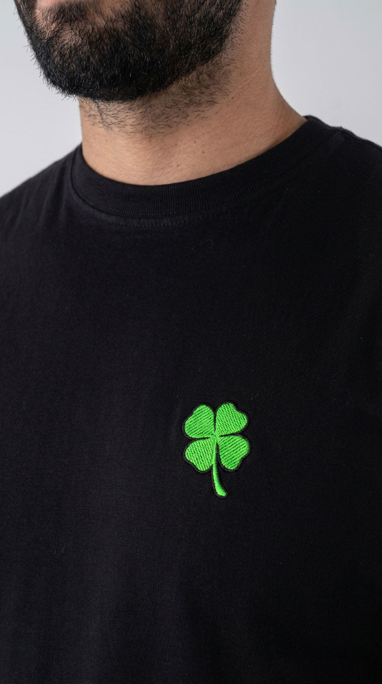 CAMISETA PREMIUM MINIPRINT TRÉBOL - PIXELCAMISETAS
