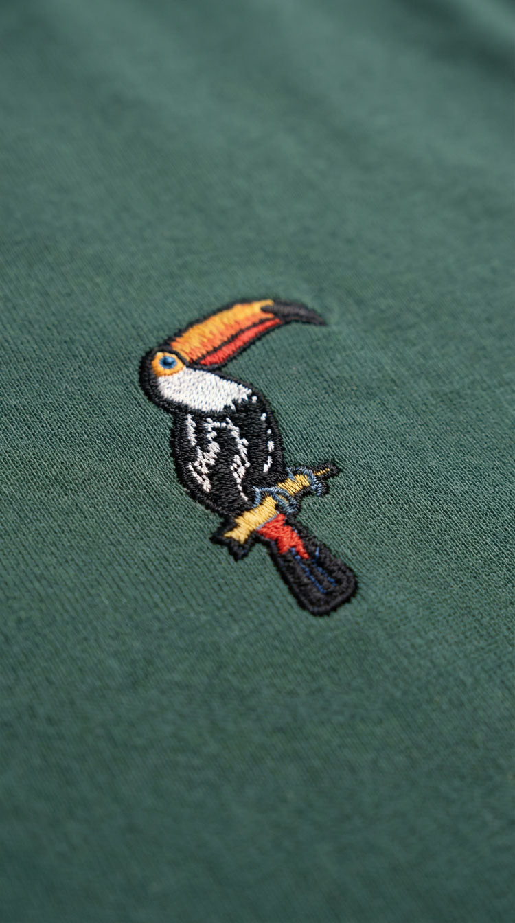 CAMISETA PREMIUM MINIPRINT TUCÁN - PIXELCAMISETAS