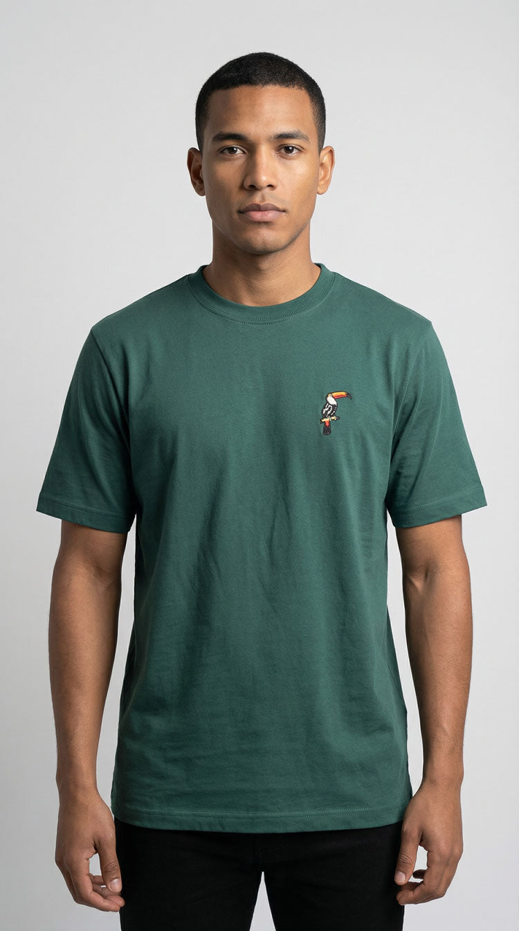 CAMISETA PREMIUM MINIPRINT TUCÁN - PIXELCAMISETAS