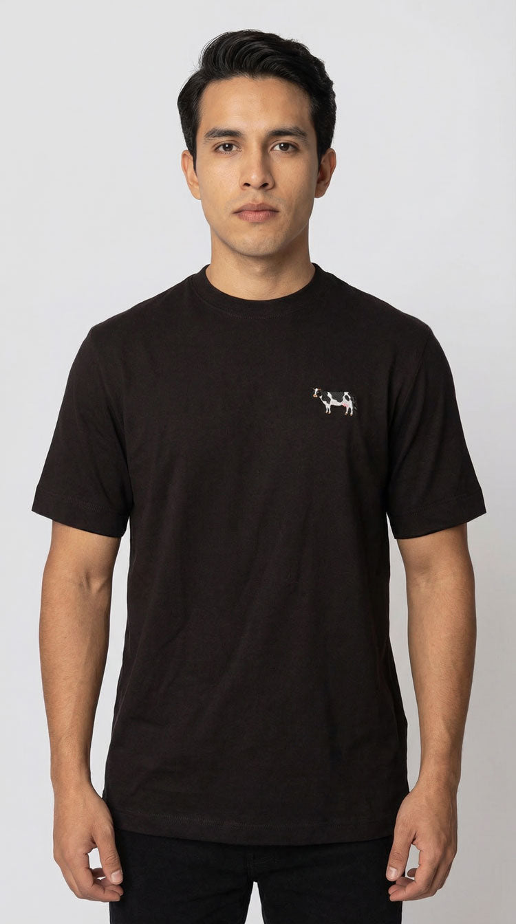 CAMISETA PREMIUM MINIPRINT VACA - PIXELCAMISETAS