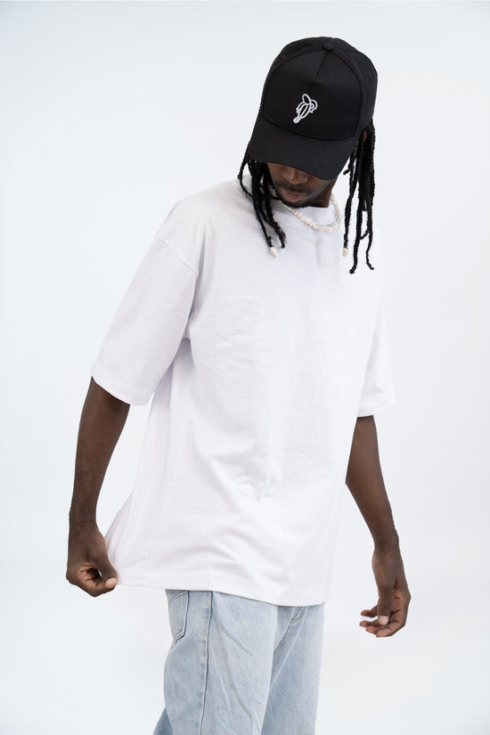 CAMISETA OVERSIZED ALTO GRAMAJE BLANCA