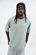 CAMISETA OVERSIZED ALTO GRAMAJE VERDE MANZANA - PIXELCAMISETAS