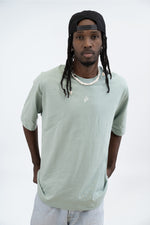 CAMISETA OVERSIZED ALTO GRAMAJE VERDE MANZANA