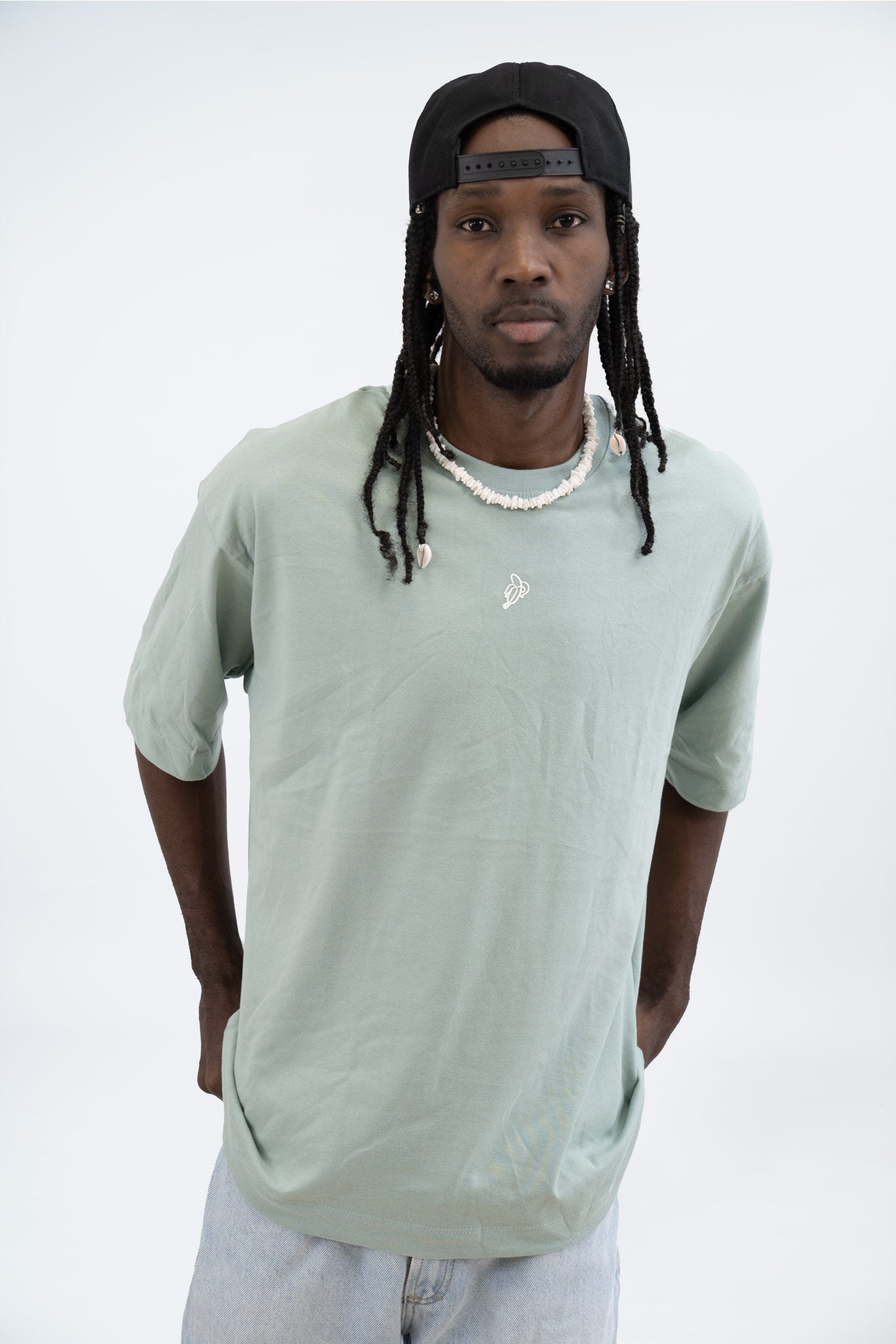 CAMISETA OVERSIZED ALTO GRAMAJE VERDE MANZANA - PIXELCAMISETAS