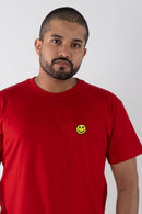 CARITA FELIZ MINIPRINT T-SHIRT PREMIUM - PIXELCAMISETAS