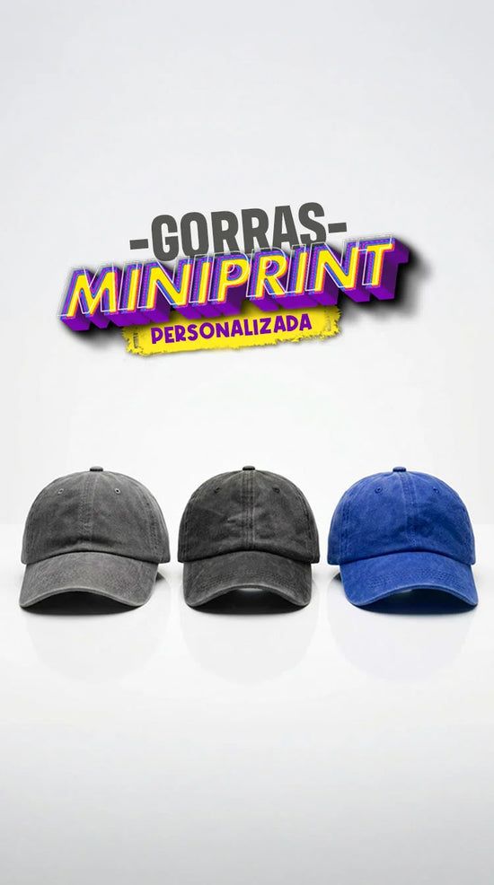 GORRA MINIPRINT PERSONALIZADA
