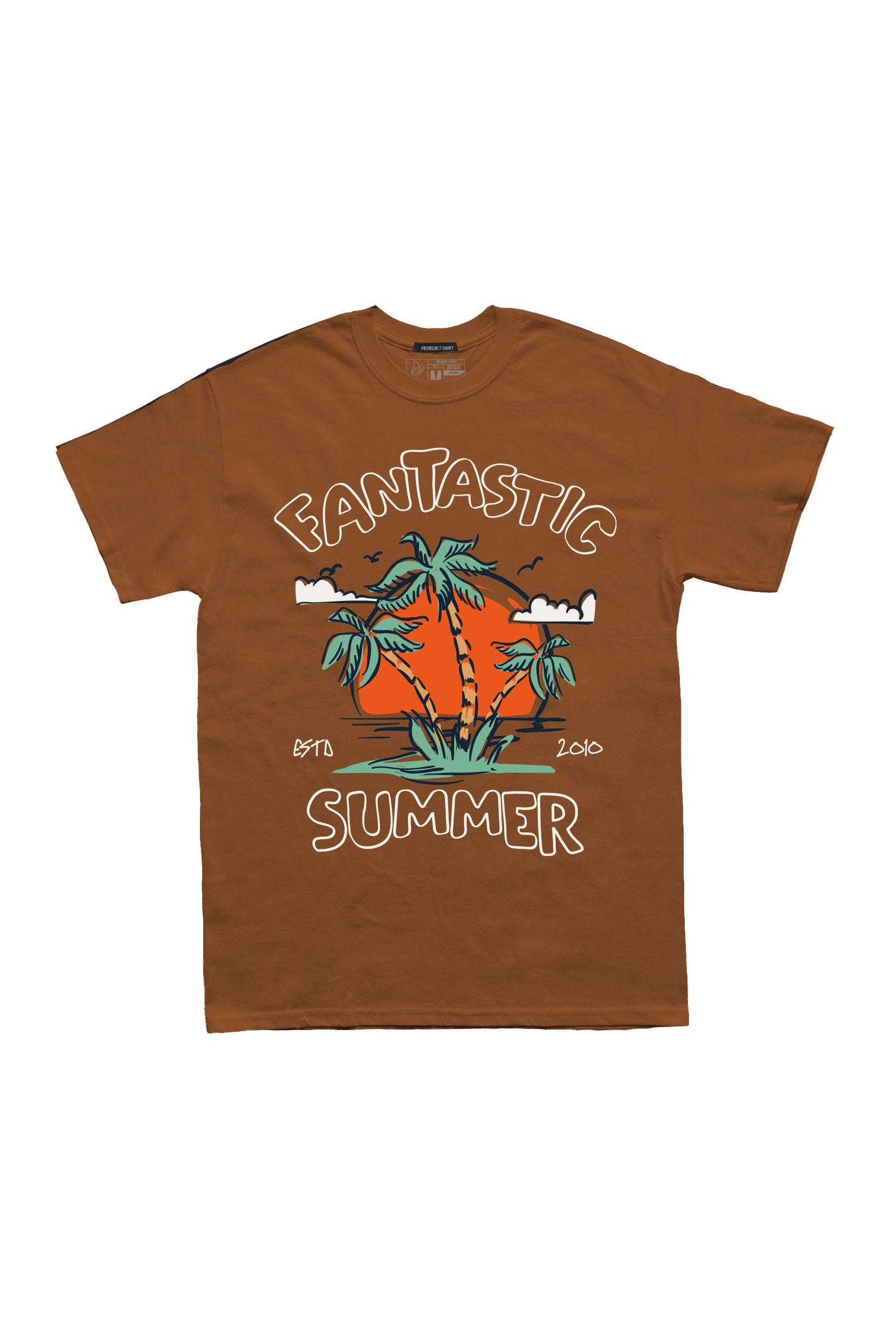 FANTASTIC SUMMER T-SHIRT PREMIUM ESTAMPADA - PIXELCAMISETAS