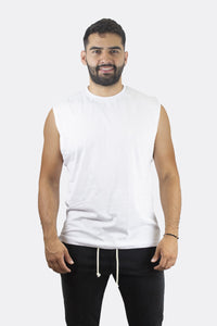 TANK BÁSICA BLANCA - PIXELCAMISETAS