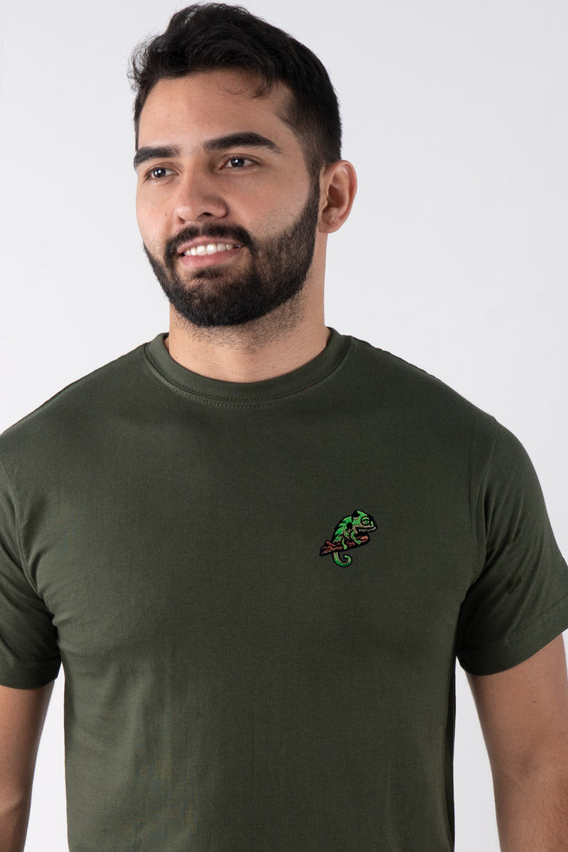 CAMALEÓN MINIPRINT T-SHIRT PREMIUM