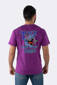 KING OF JUNGLE T-SHIRT PREMIUM ESTAMPADA - PIXELCAMISETAS